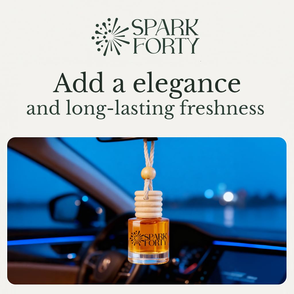 Night Car Perfume Car Air Freshener 30-Day Luxury Hanging Diffuser Cologne Gift Set for Men Women Long-Lasting Essential — view 6