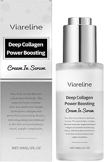 Deep Collagen Cream in Serum – Hydrating & Moisturizing Facial Serum Cream with Hydrolyzed Collagen for Soft, Smooth & Supple-Looking Skin, Daily Face Skincare, 30 ml