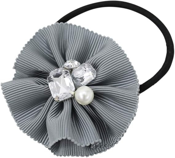 Amazon Co Jp アリサナ Arisana ヘアアクセ ヘアゴム こども キッズ 髪留め 結婚式 女の子 グレー ビューティー