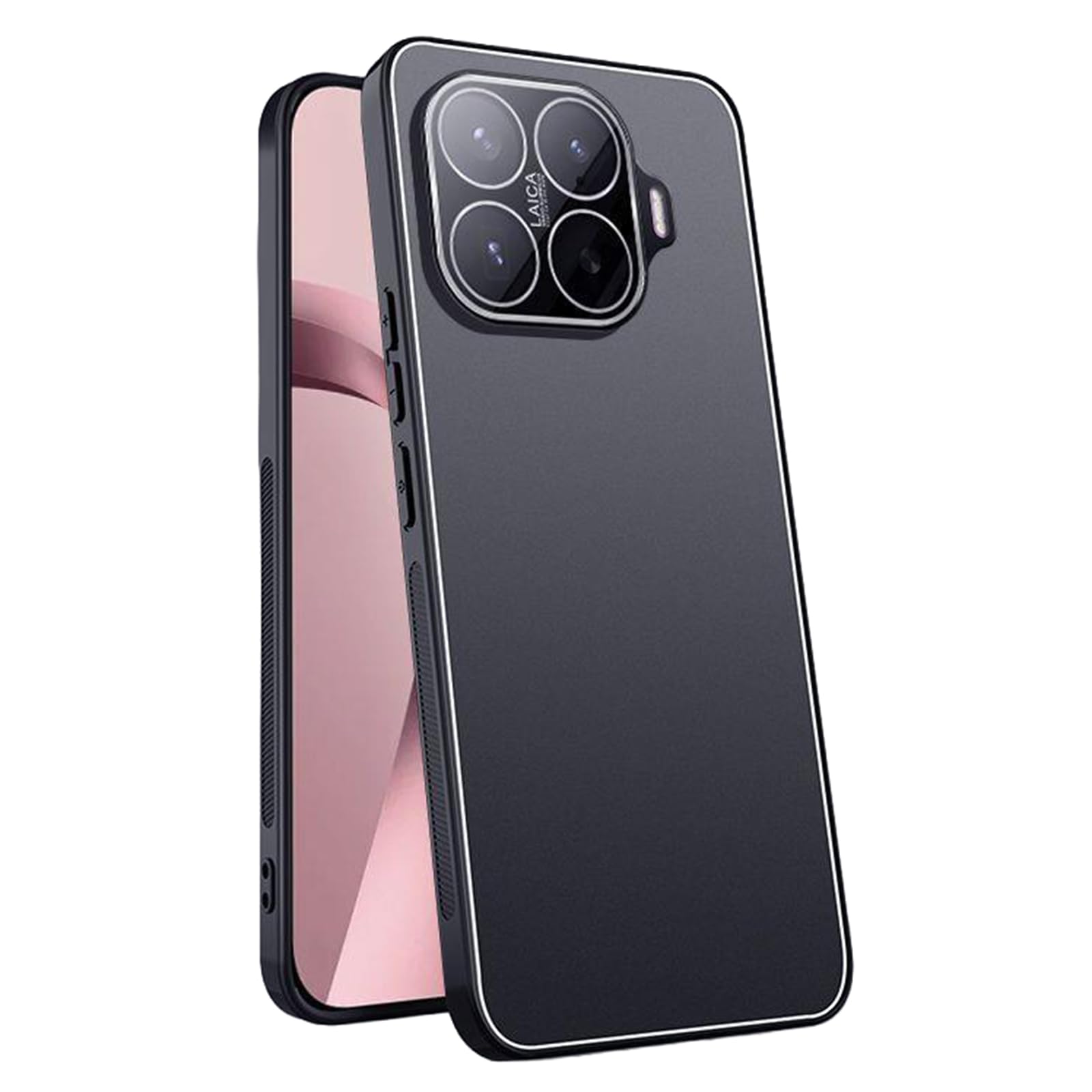Coque Xiaomi 17T Pro noire avec protège-caméra en PC rigide mince