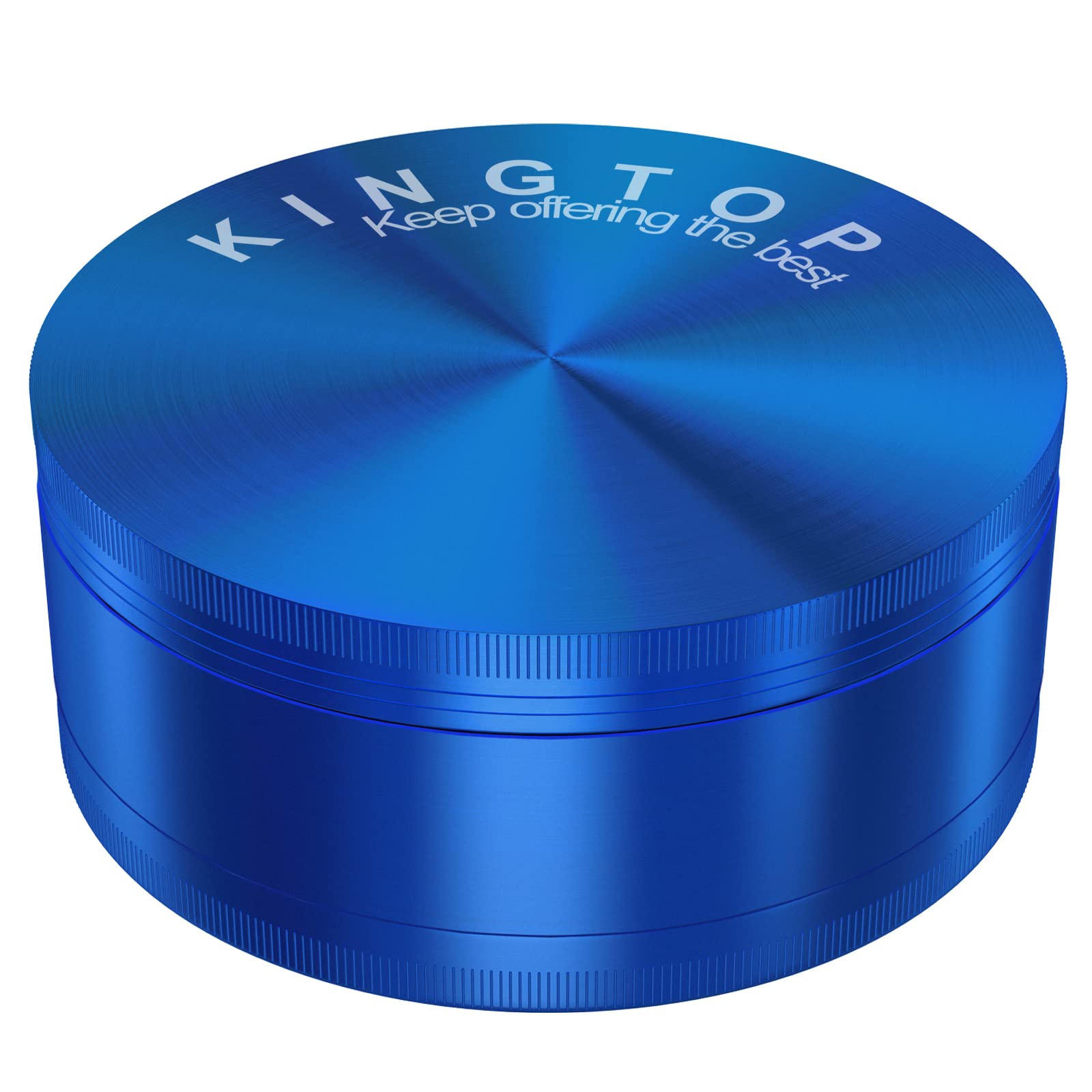 KINGTOPGrinder, Large 3" Spice Grinder (Blue)