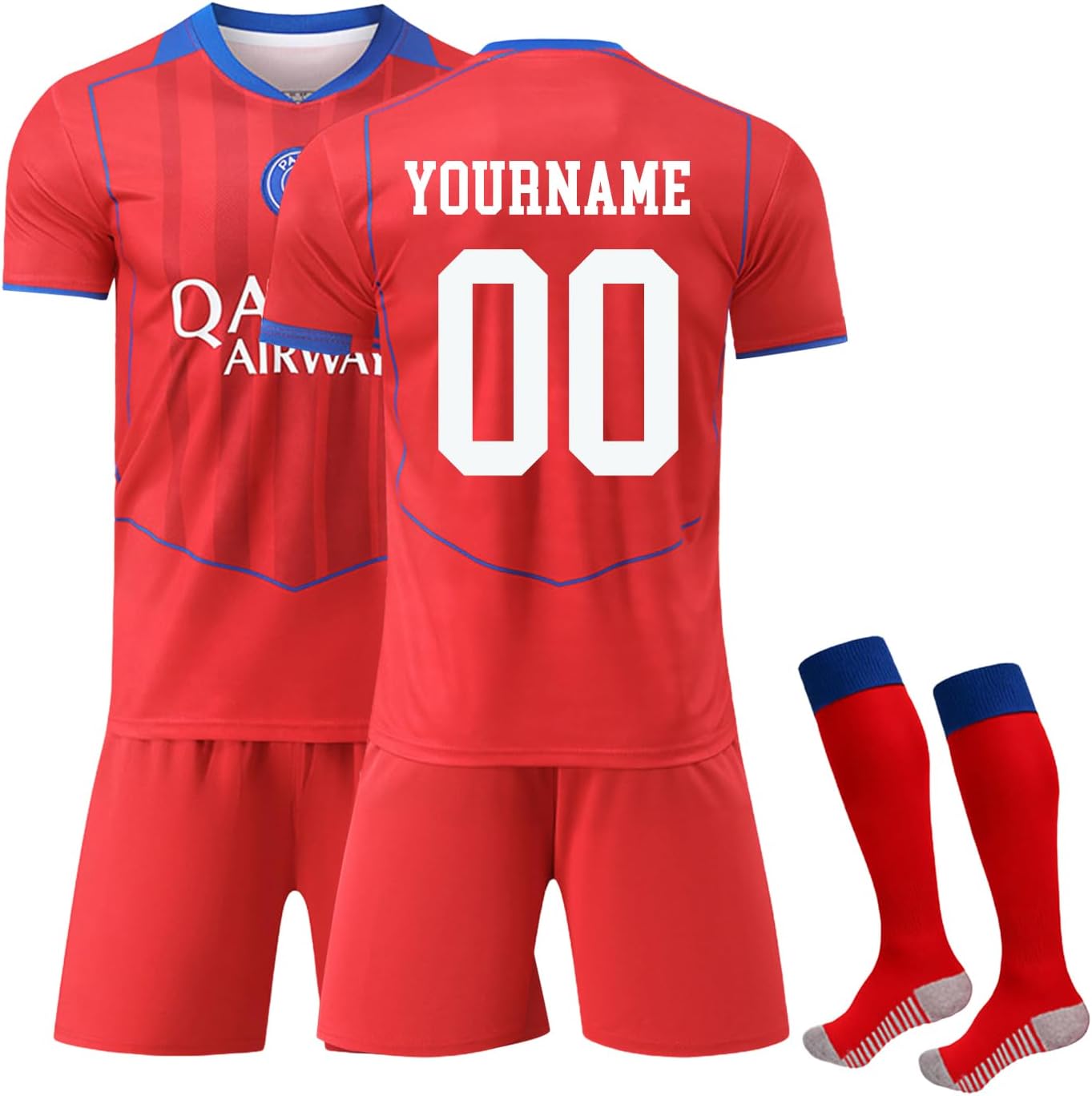 Maillot Psg Enfant Maillot De Foot Paris Personnalisé 25/26 - Ensemble T- Shirt, Short, Chaussettes - Pour Homme Et Garçon, Nom Et Numéro Ensemble Foot Entraînement Maillot Psg Enfant Maillot De Foot Paris Personnalisé 25/26 - Ensemble T- Shirt, Short, Chaussettes - Pour Homme Et Garçon, Nom Et Numéro Ensemble Foot Entraînement