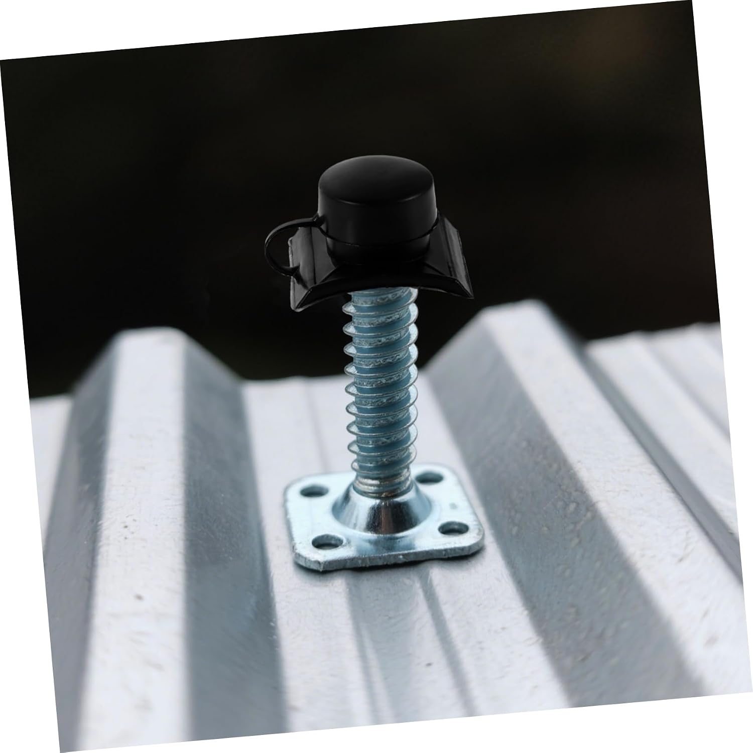 Mobestech 200pcs Tile End Caps with Drill Tail Screws for Quick Installation and Roof Accessory for Efficient Tile Renovation