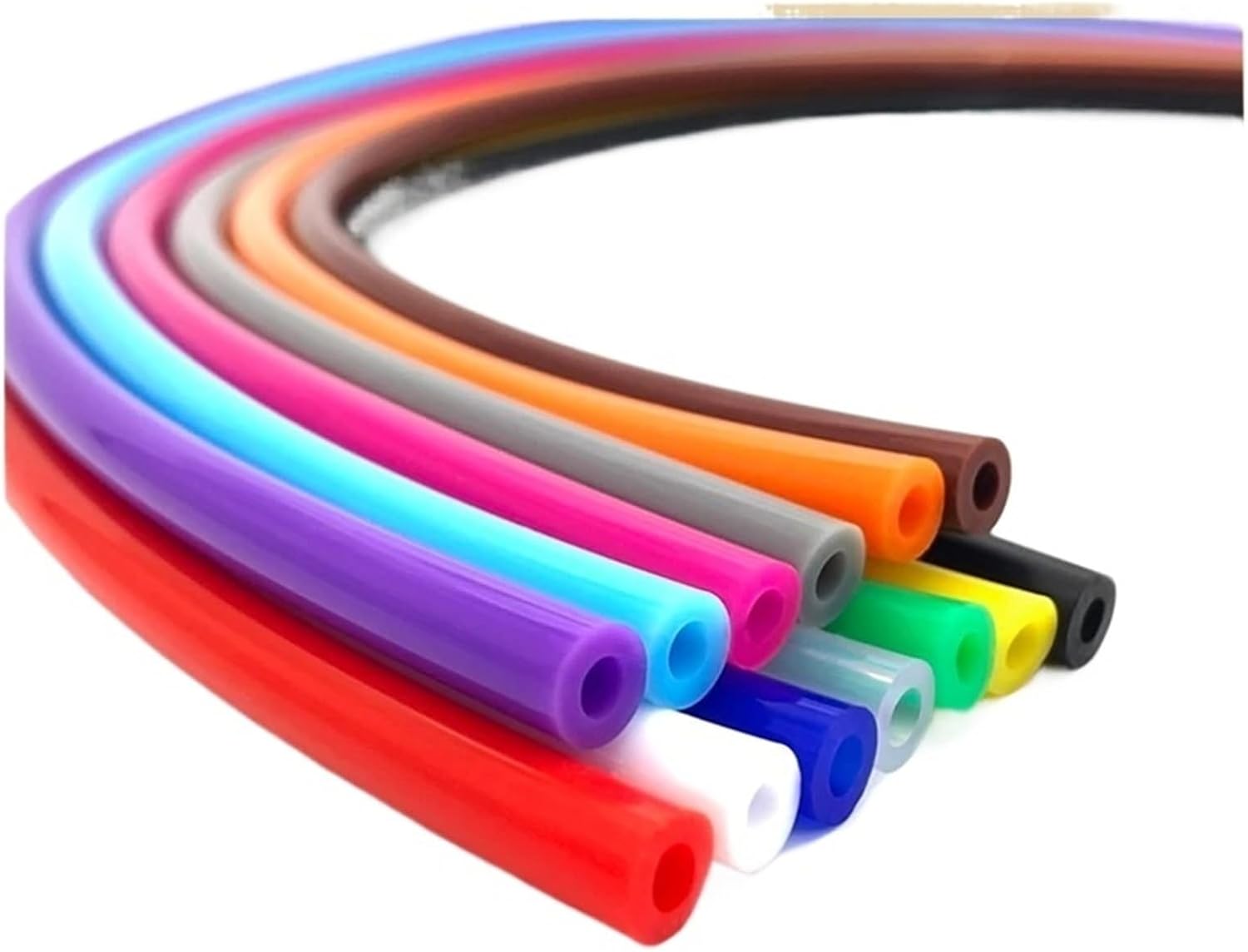 Cxiang-Silicone Hose Tube 1Meter 9 * 6 Mm Silicone Tube Flexible Rubber Hose Food Grade Soft Drink Pipe Water Connector Colorful Plumbing, High temperature resistance(Blue Silicone tube)