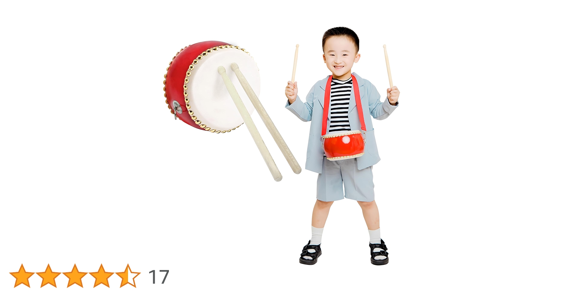 Amazon | Rxakudedo 小太鼓 子供用 幼児 知育玩具 楽器 パーカッション