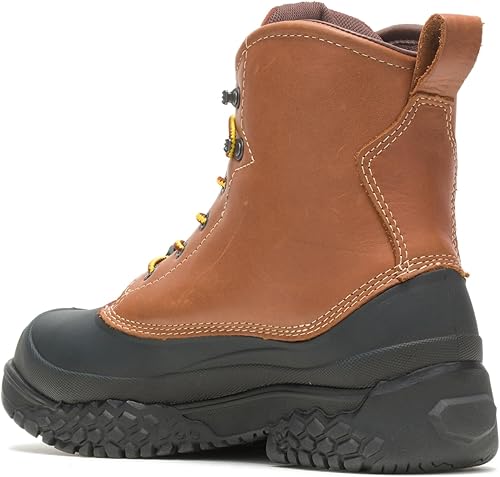 Miniatura 3 de Wolverine Rival - Botas de trabajo para hombre de 6 pulgadas, Marrón