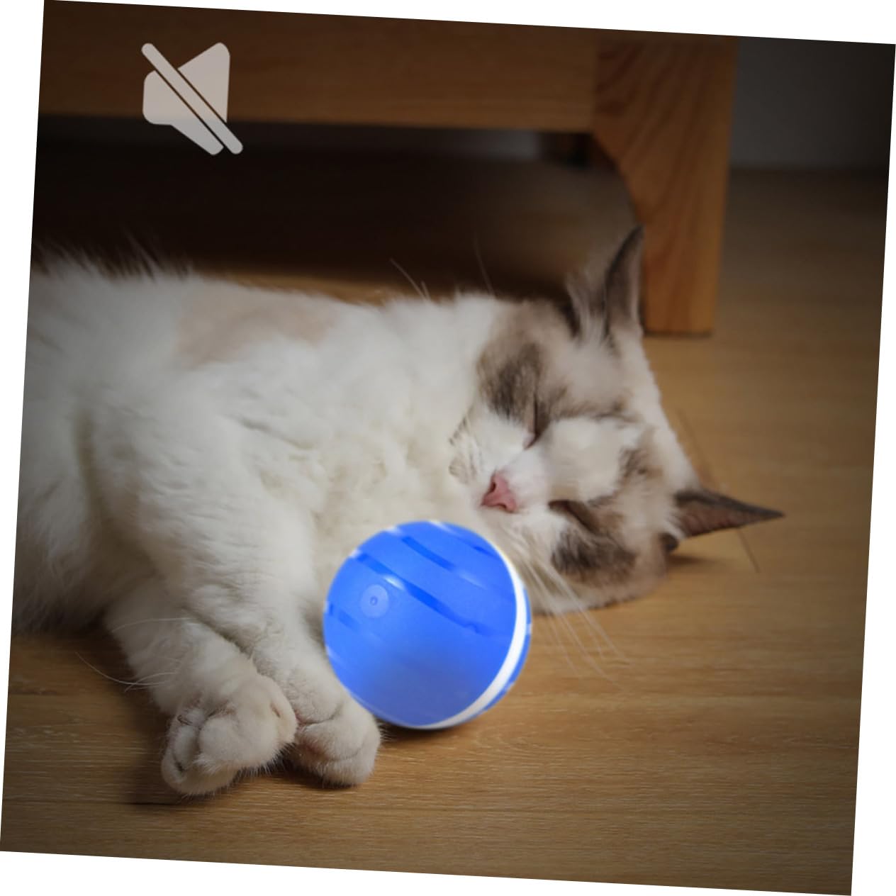 Happyyami 2 Piezas Pelota de Juguete para Mascotas Juguete automático para Gatos Pelota iluminada Gato Juguetes Juguete pequeño Mascota Jugando a la Pelota Gato rodando Bolas USB AbS