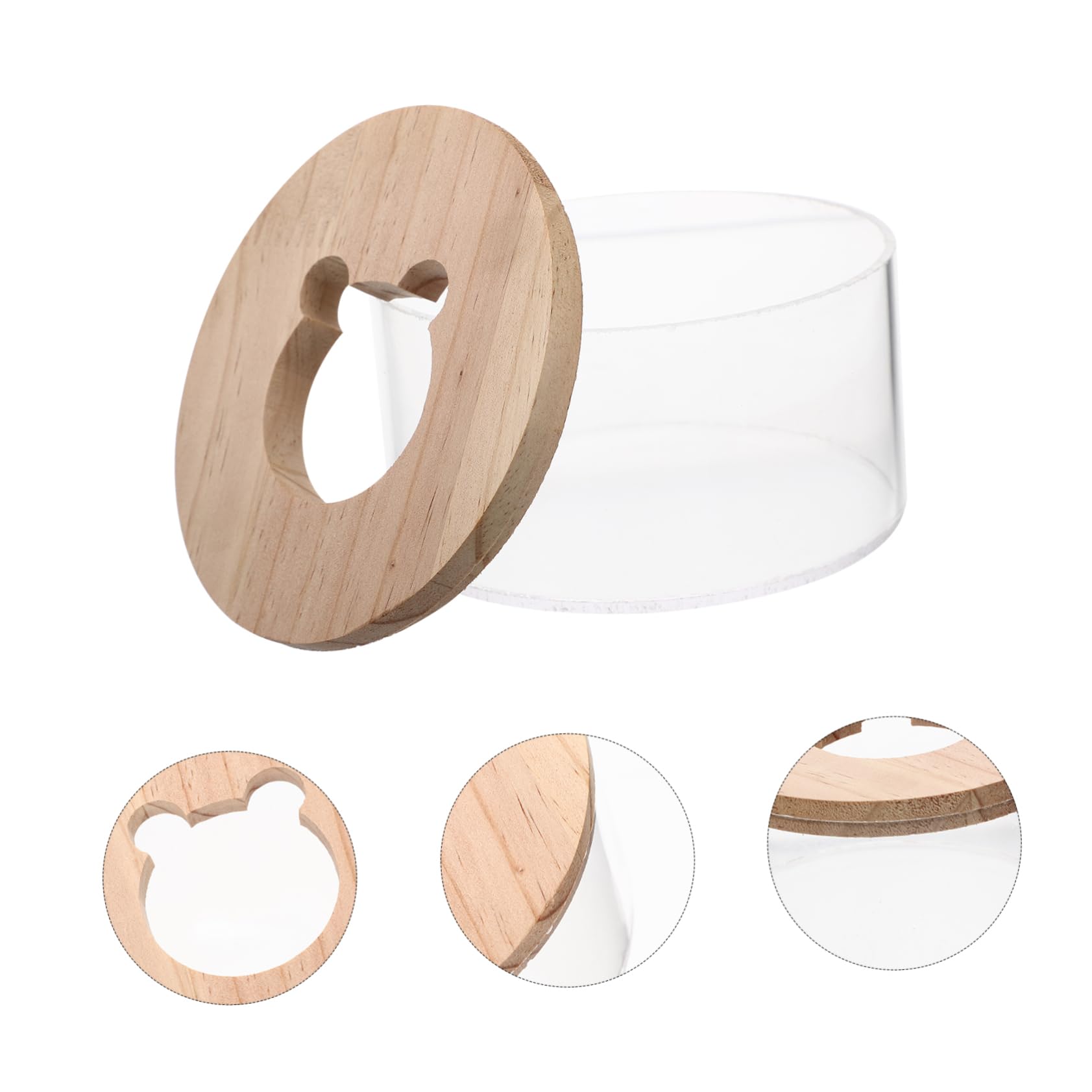 2stücke Cage Bath Box Für Hamster Und Chinchillas Wiederverwendbare Transparenter Für Kleintiere Leicht Zu Reinigen Lagern Für Kleine Haustiere