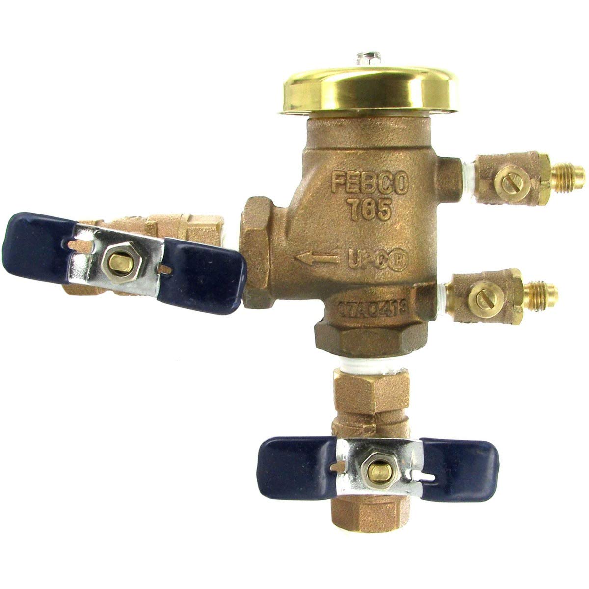 Febco 765 Bronze Pressure Vacuum Breaker Backflow Preventer, 1/2" Inlet