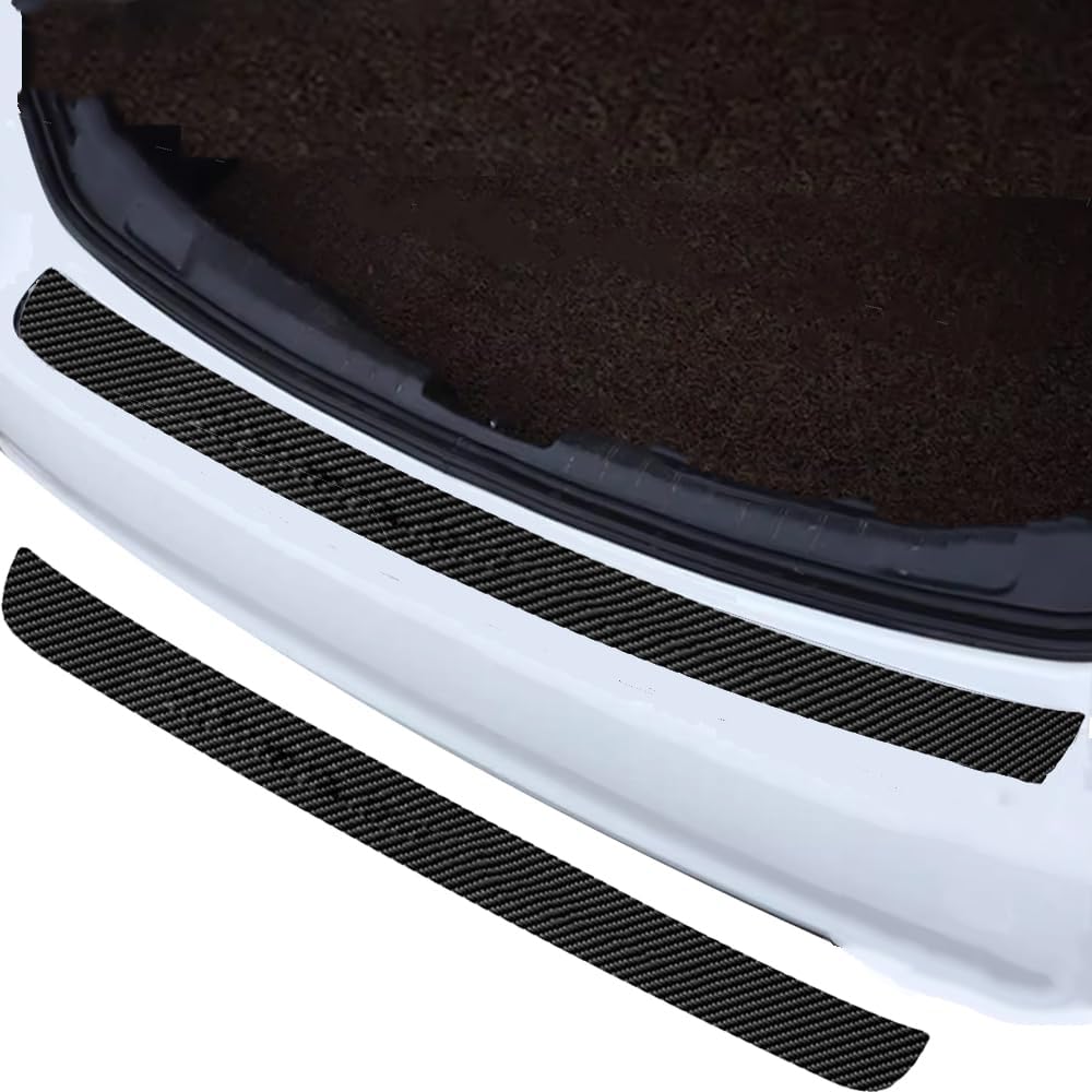 Kmnbhts Normal Car Trunk Protection Strip, For Volvo Ex30 Car Boot Sill Protector Carbon Fiber Car Anti-Scratch Trunk Door Sill Strips
