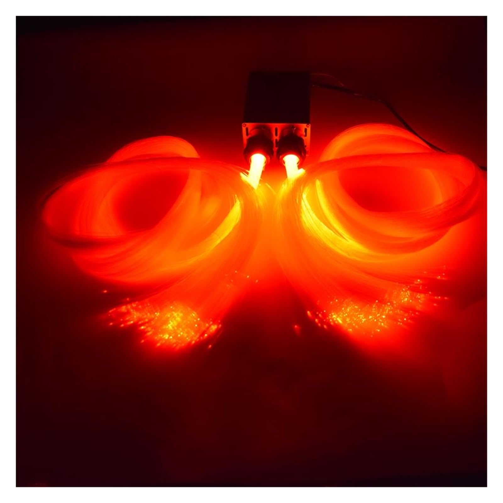 1X dobrej jakości światłowód LED RGB o mocy 32 W z 24-klawiszowym pilotem na podczerwień, Jednostka Otoczenia
