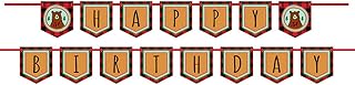 Plaid Lumberjack Birthday Pennant Banner - 11 Ft | Multicolor | 1 Pc