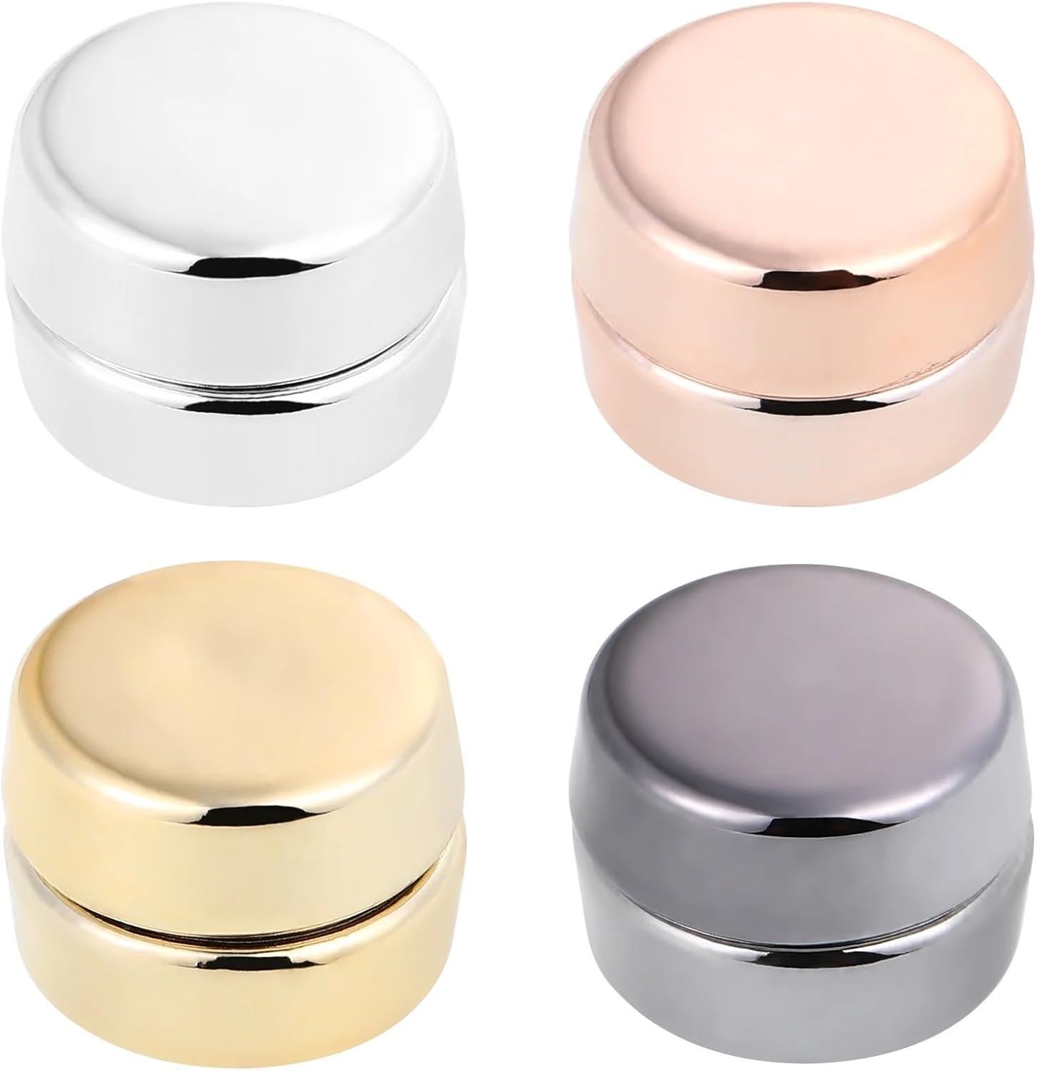 8 Pairs Round Magnetic Hijab Pins for Women Scarf Shawl Accessories image 3