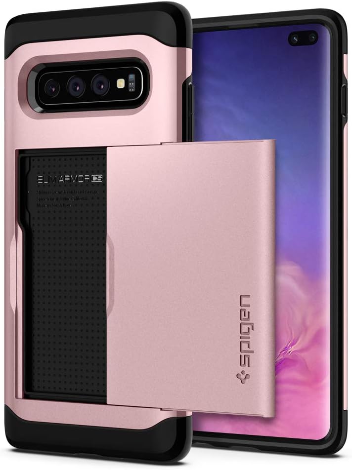Spigen Slim Armor CS Designed for Samsung Galaxy S10 Plus Case (2019) - Rose Gold