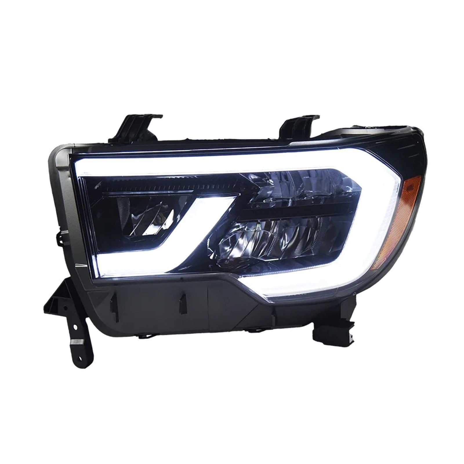 Faro Coche Reemplazo De Faro Delantero Coche, Luz Diurna DRL, Proyector, Restyling Para Toyota Para Tundra 2007 2008-2013 Para Sequoia Faros Delanteros(Style A)