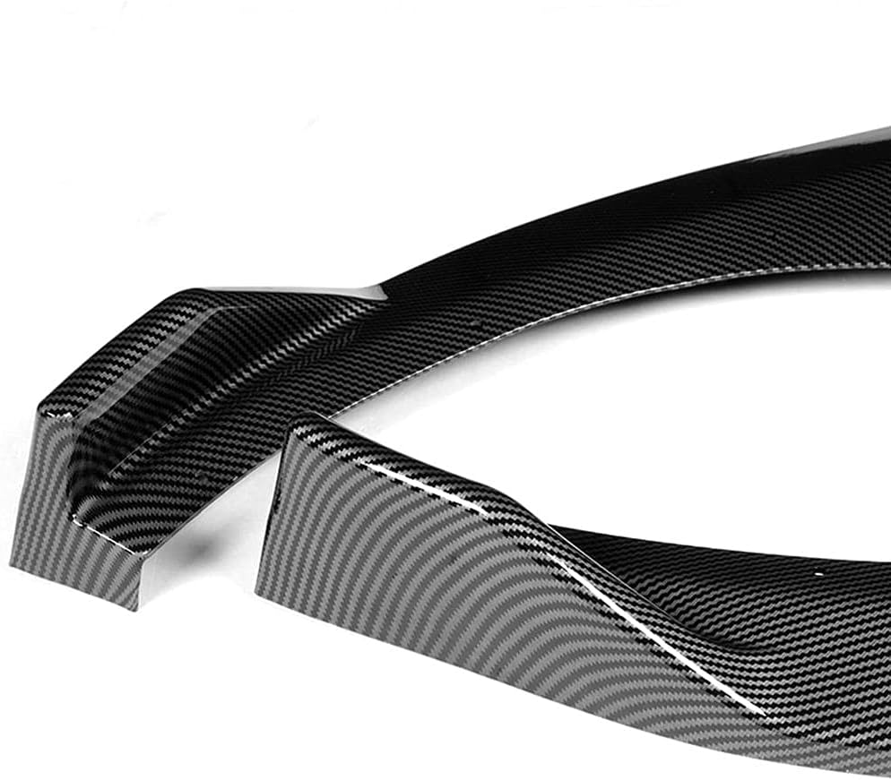 PU/559/PCF STP-Style JDM Carbon Fiber Print Front Bumper Body Kit Lip 3PCS Compaitble with 2012-2017 Veloster