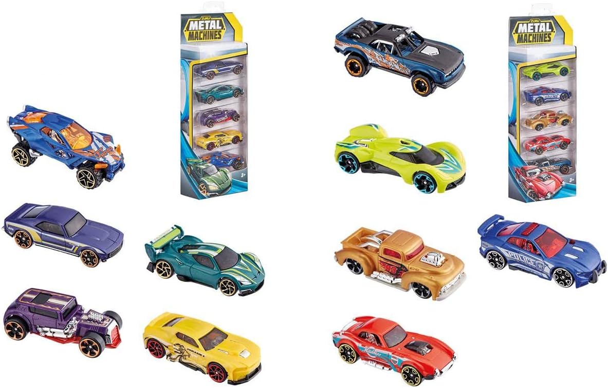 Metal Machine Cars Set 5 pcs
