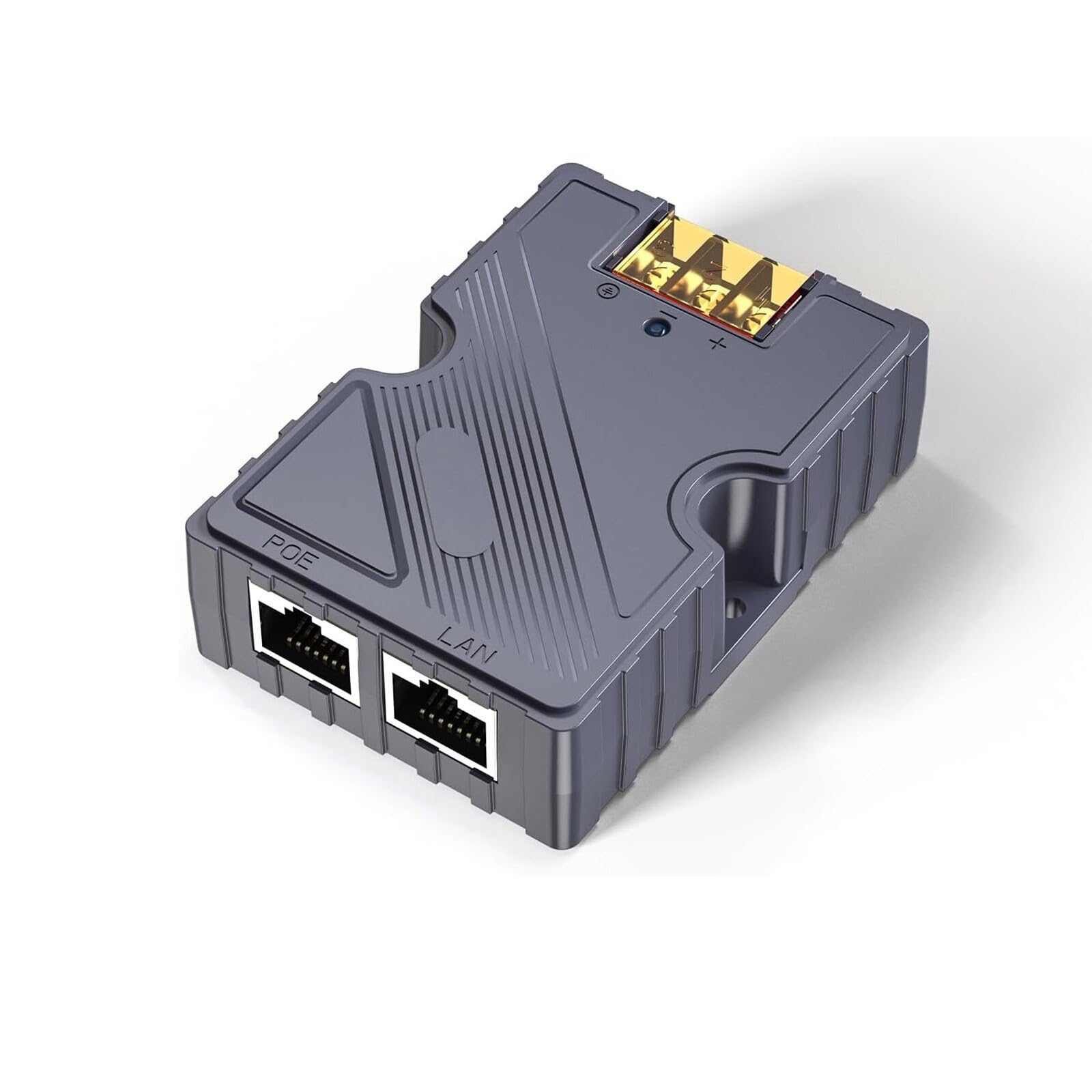 320W Gigabit PoE Injector for Starlink Gen 3, Outdoor DC to DC 48V–57V to 57V Ethernet Power Adapter, Lightning Protection, for RV, Camping, Off-Grid, Solar Network Setups
