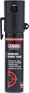 ABUS Abwehrspray SDS80 Mini zur Tierabwehr – hochwirksames Pfefferspray zur Selbstverteidigung bei Tierangriffen – mit Je...
