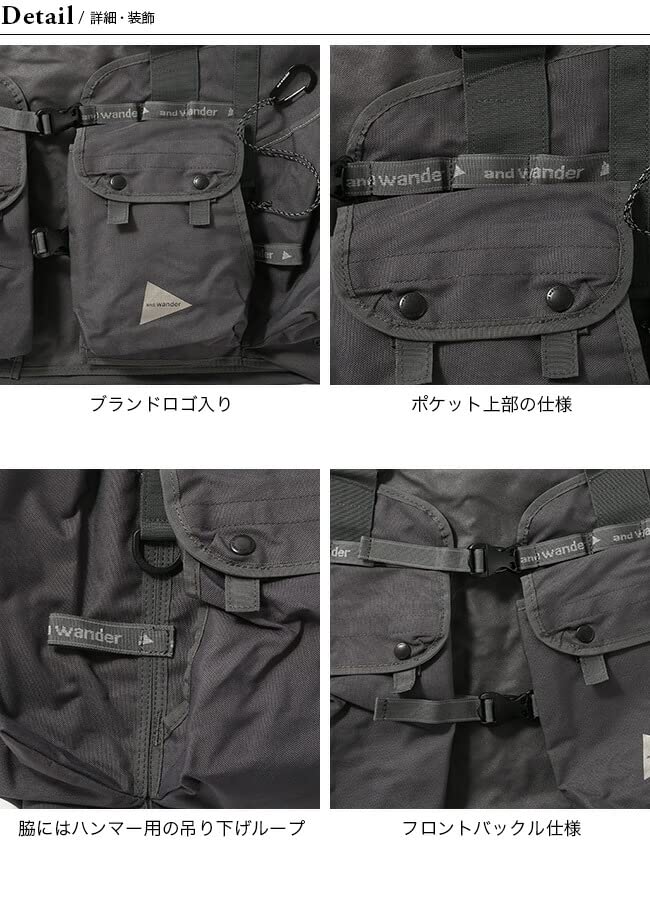 Amazon.co.jp: and wander アンドワンダー フィールドベスト