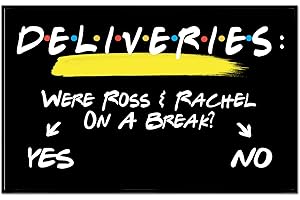 Were Ross and Rachel on a Break? Funny Door Mat