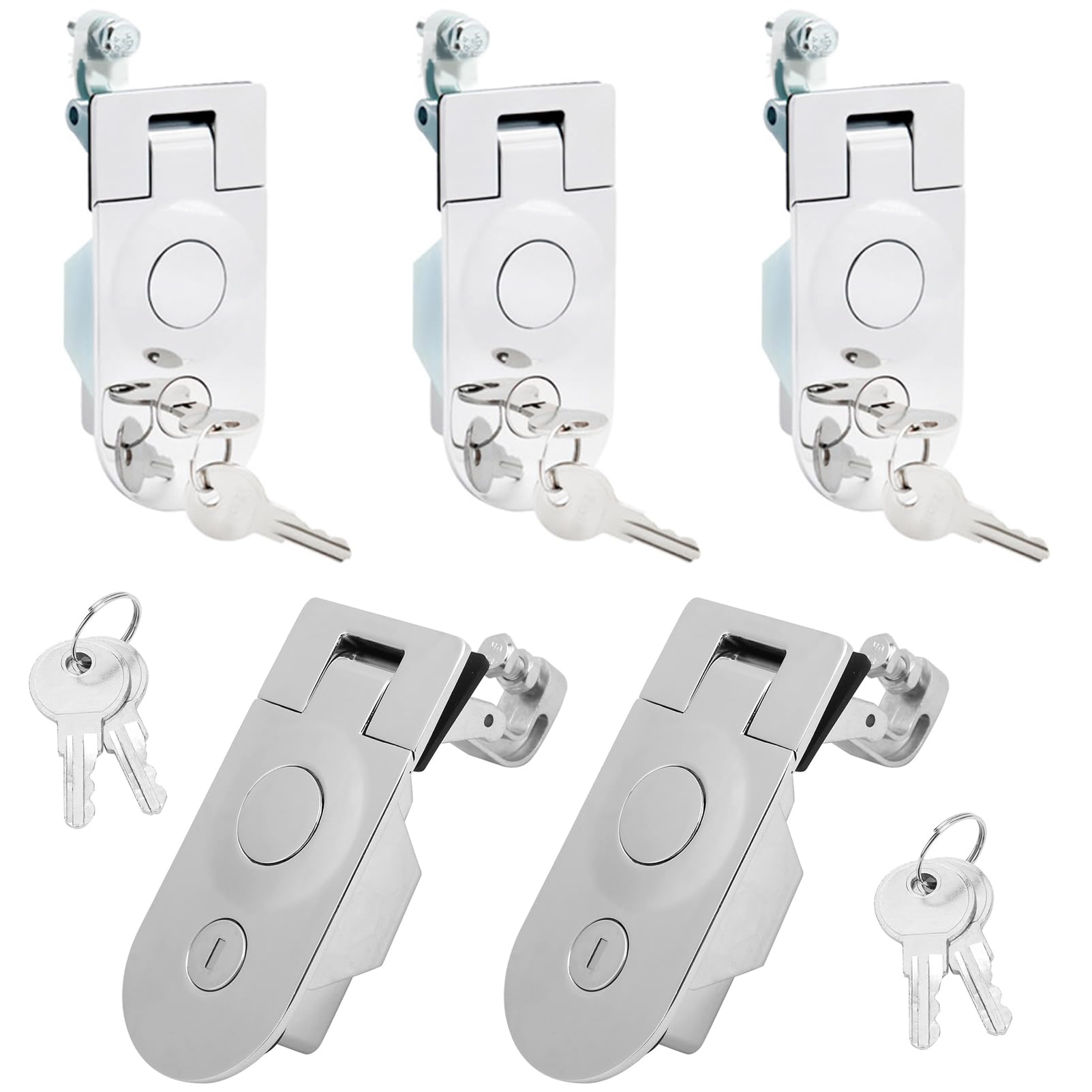 Loquet à compression étanche pour sécuriser les coffres de camping-car et caravane
