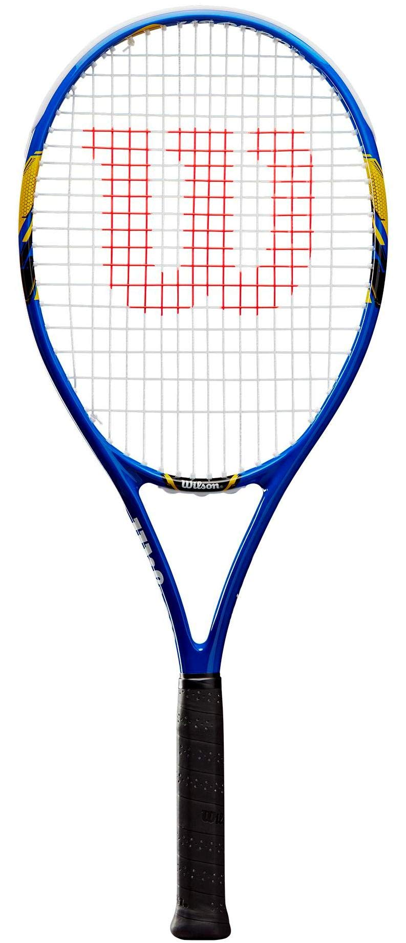 Amazon | Wilson 全米オープン ガット張り上げ済み ブルー/イエロー