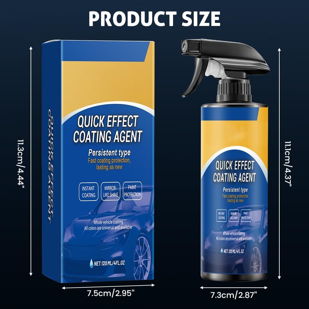 Quick Effect Coating Agent for car, Car Coating Spray,Quick Effect Coatin Agent Review,Multifunctional CarRestore Spray,Polish Sprays Waterless Wash Wax — view 6