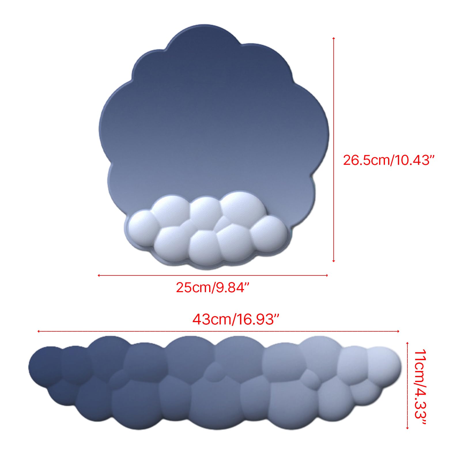 Tappetino per mouse poggiapolsi Base antiscivolo Colorato PU Morbido Memory Foam Mat Per Gaming Mouse Pad Antiscivolo Mouse Pad