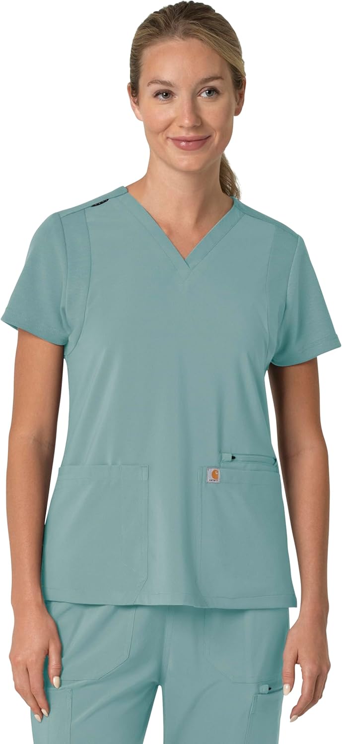 Carhartt Scrubs C13210 Women's Force Cross-Flex Modern Fit Flex Panel