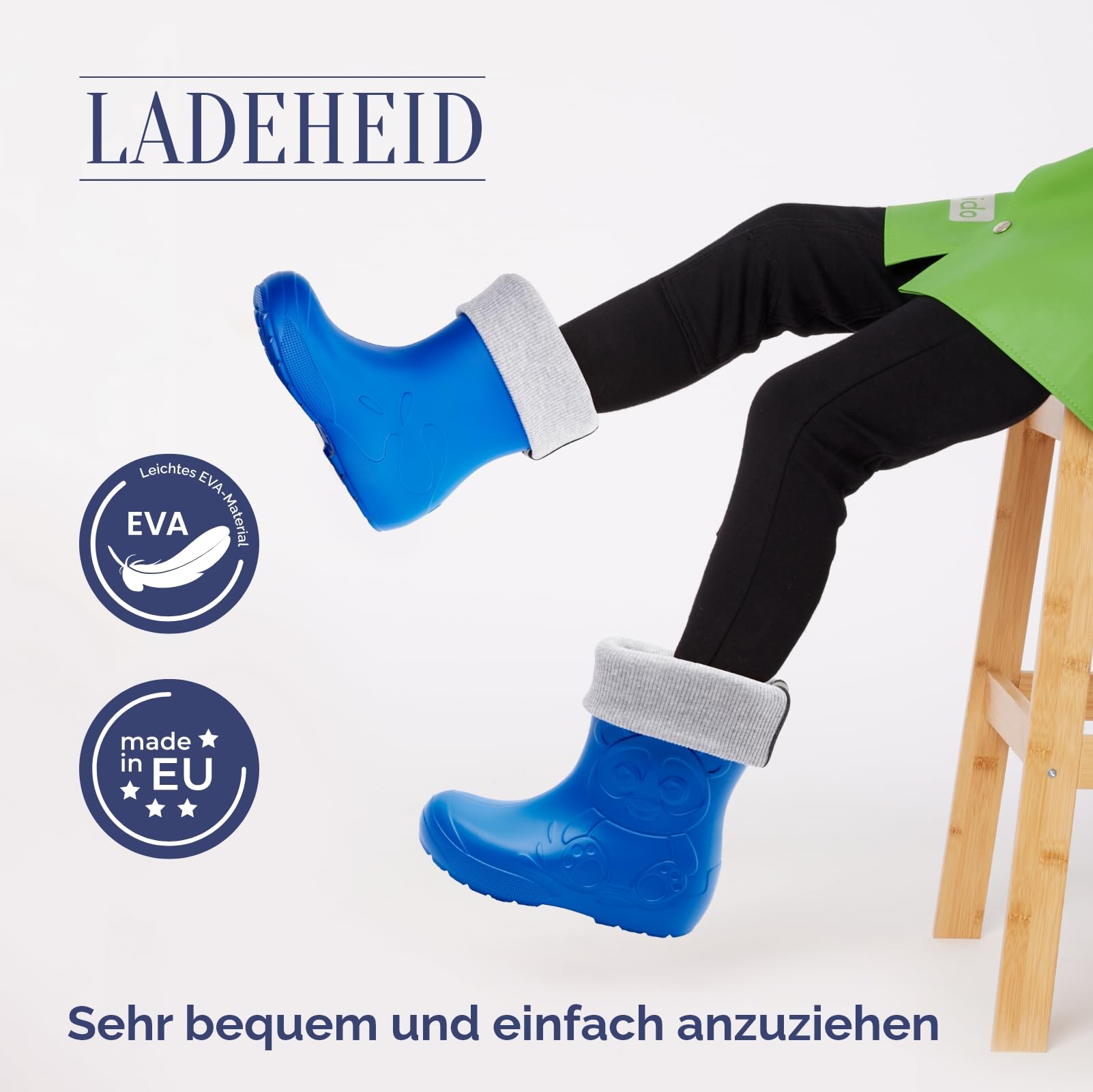 Ladeheid Stivali da pioggia Termica Leggeri Bambini Fodera LA-CA-249