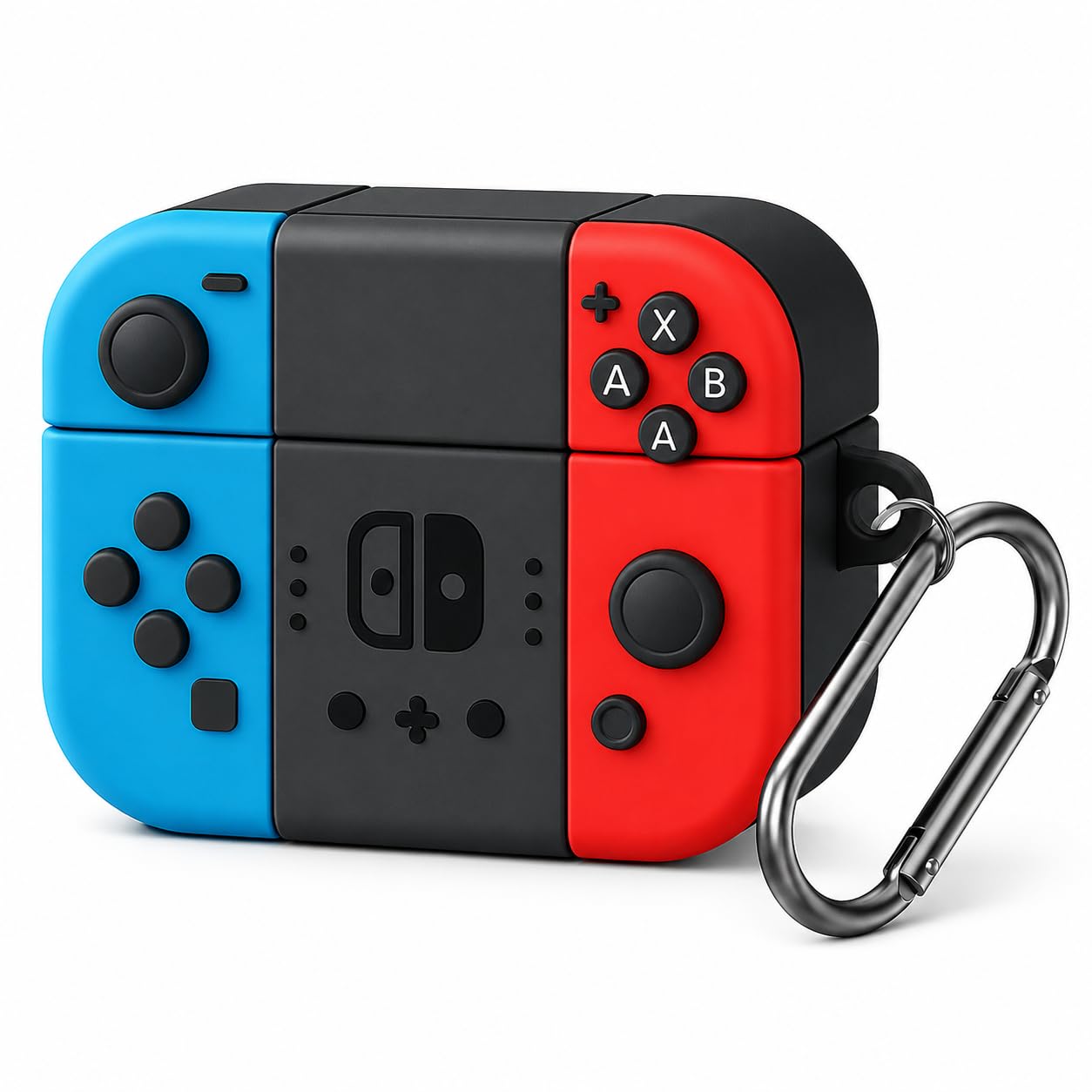 Silicone Cover Compatible with Oneplus Buds Nord 3r (2025), Soft Silicone 360° Full Protection Dust-Proof Shockproof Case Cover with Hook (Cover Only) (Game)-image-2