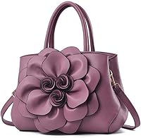 Vista 10 de Segater® Bolsos de mano superior para mujer, bolsos cruzados de cuero de la PU elegantes Rosado