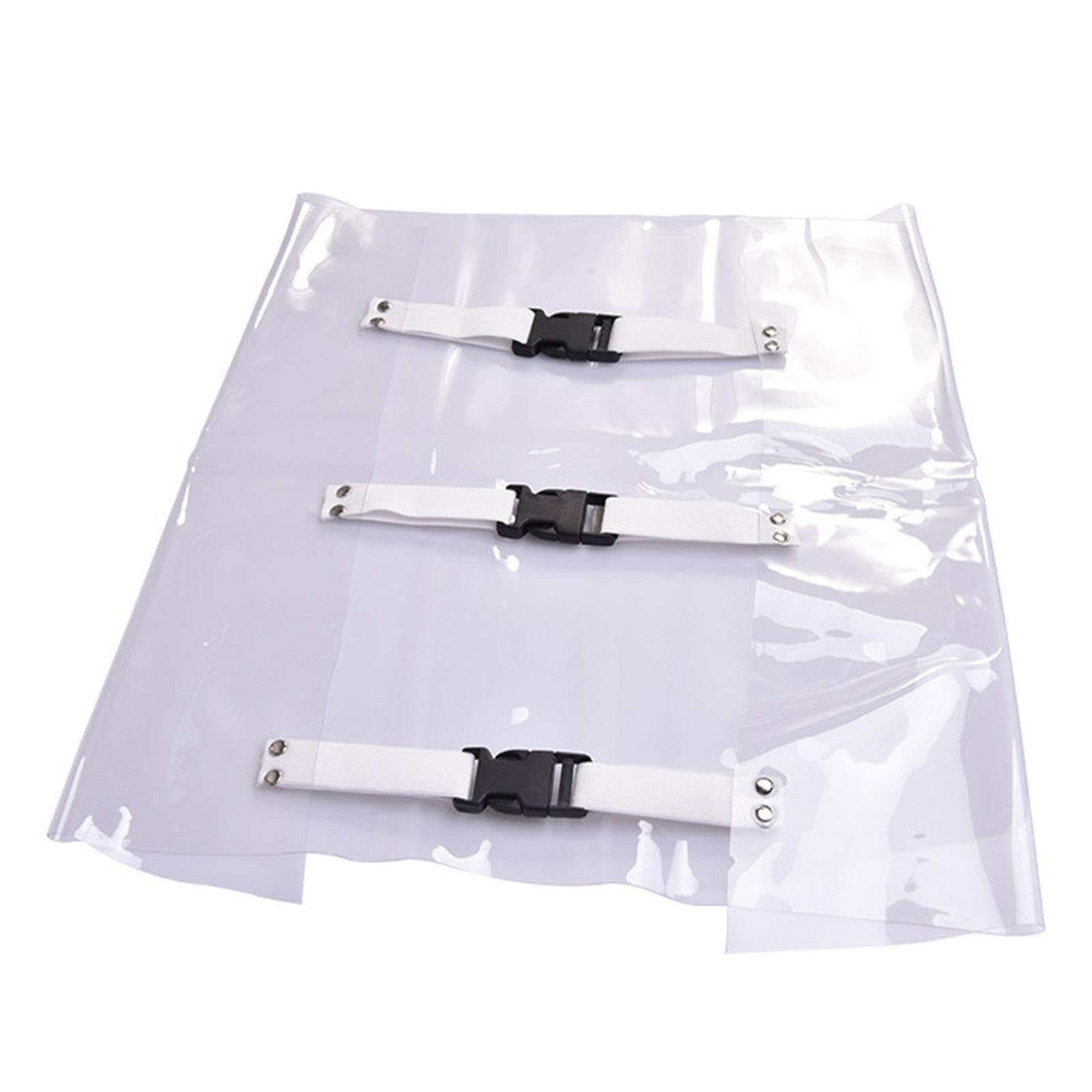 Oshhni Couvre-pieds de fauteuil dentaire, imperméable, facile à installer, transparent, avec bande élastique, remplacement Direct, housse de protection pour