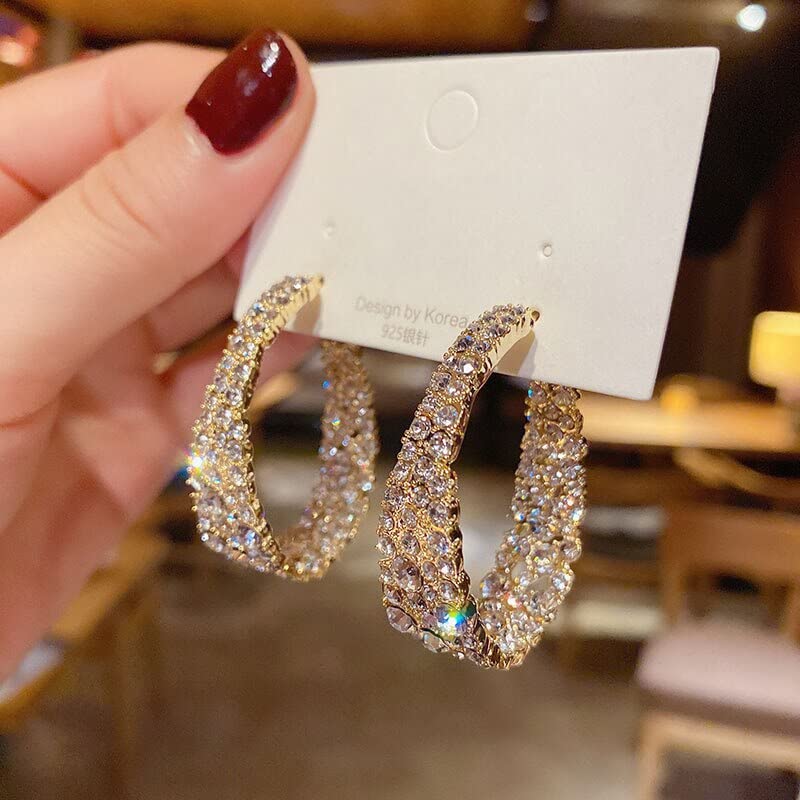 ZH1YFD Geometrische Strass Perle Ohrringe Weibliche Ohrringe Hochzeit Schmuck Geburtstag s