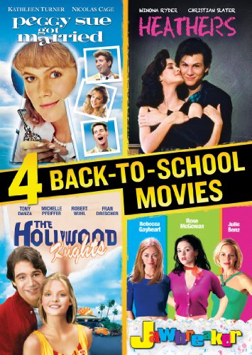 4 Back to School Movies Collection (Jawbreaker / Hollywood Knights / Peggy Sue Got Married / Heathers)