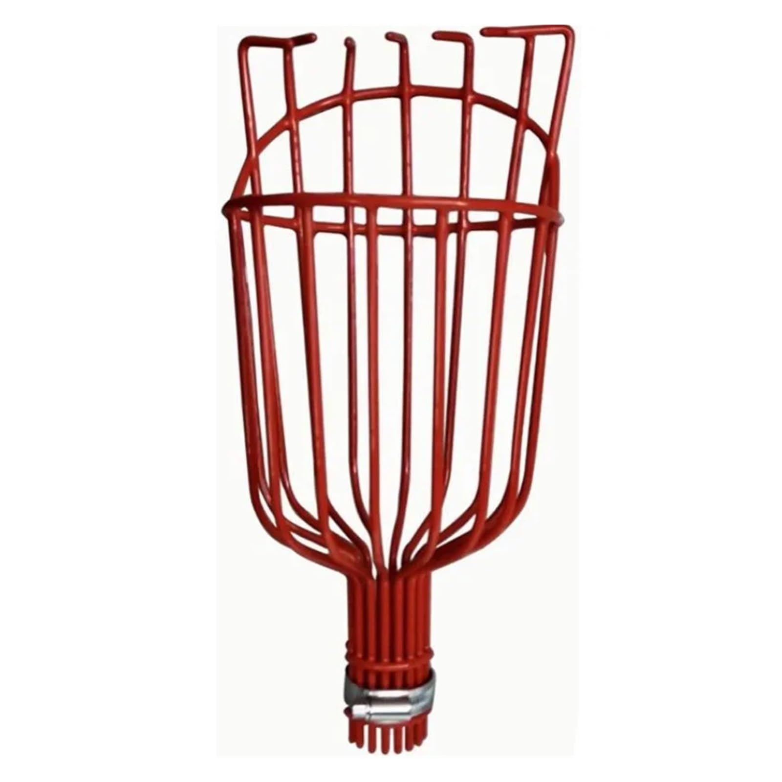 Raccoglitore leggero per alberi, Asta telescopica rossa for raccoglitrice di frutta staccabile for il giardinaggio domestico della fattoria del giardino frutteto mele