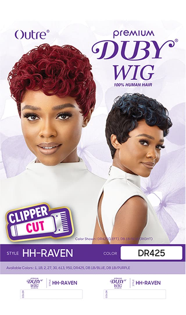 Outre Full Wig Premium Duby Wig Clipper Cut RAVEN (30)