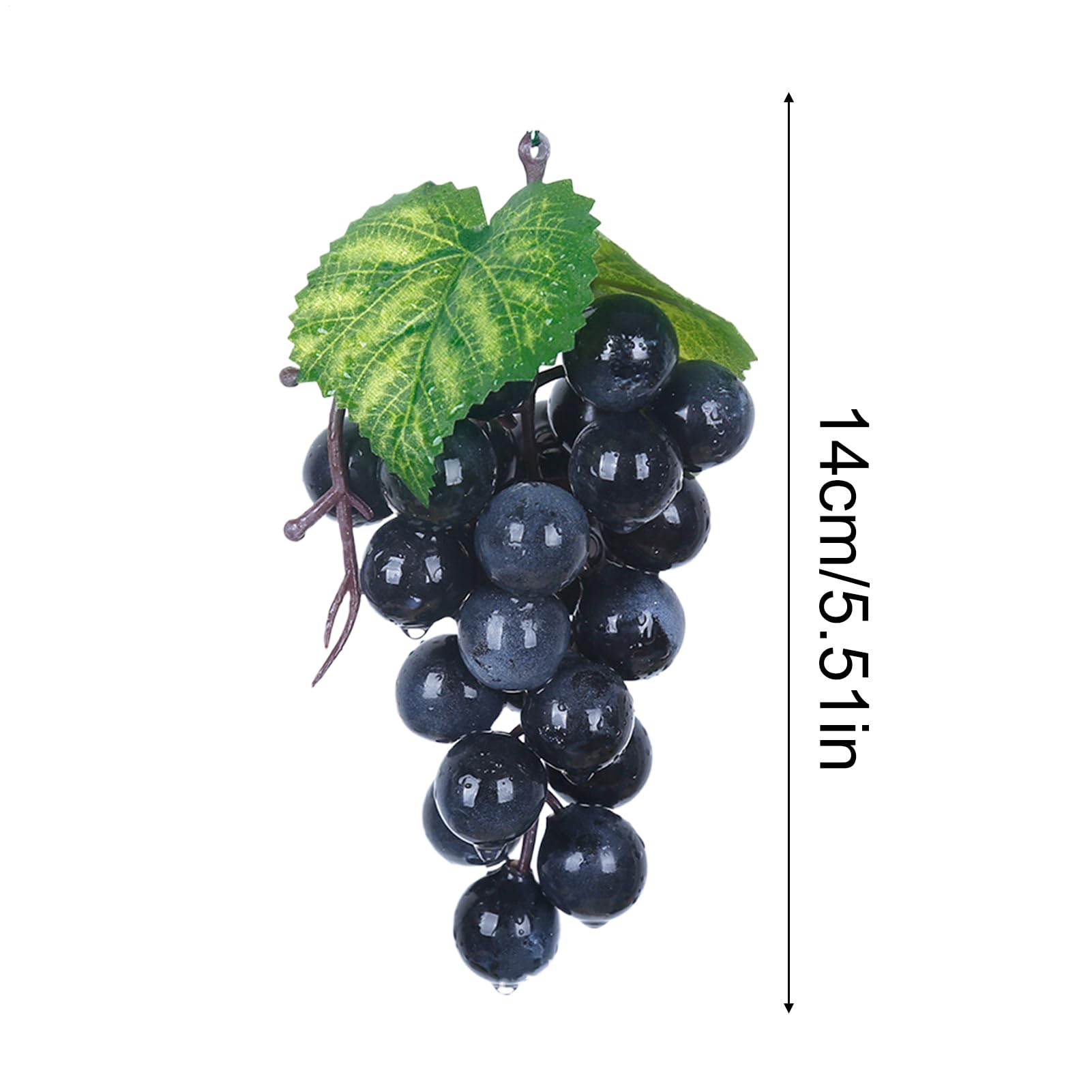 Genérico Uvas Falsas, Racimos Uvas Artificiales, UVA Fruta Falsa, Apoyos Artificiales de la Fruta Decorativas, para Usar en Mesas, Restaurantes, Interiores, Exteriores, Cocinas, Bodas
