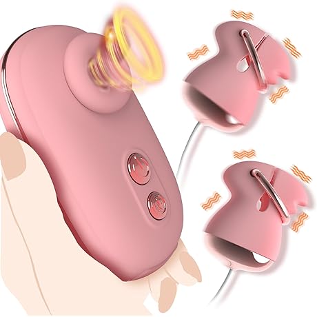 2 in 1 Vibrating Breast and Nipple Stimulator Set