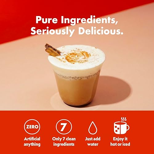 Miniatura 4 de Le Food Got Chia! Superfood Latte - Golden Chai Glow  Latte Chai especiado con semillas de chía  Etiqueta limpia  Cálido, audaz e infundido con