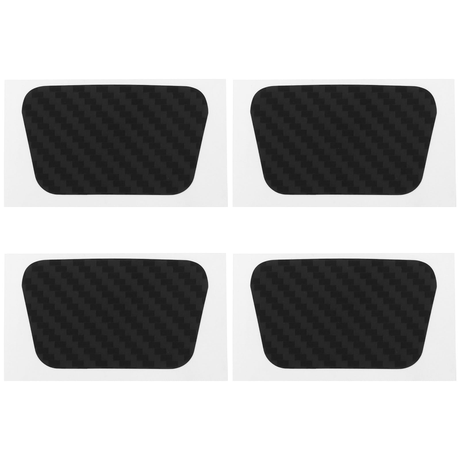 The Lord of the Tools Lot de 4 autocollants de protection pour manette de jeu compatibles avec manette de PS5, noir carbone