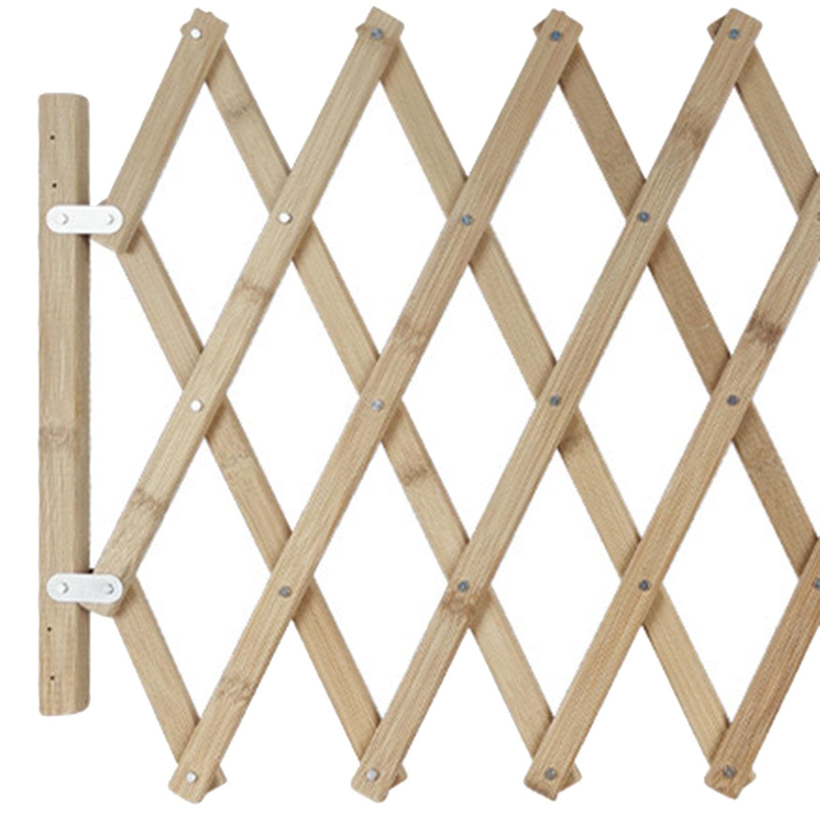 B Baosity Puerta de Aislamiento para Mascotas, Valla Corrediza, Valla Plegable para Perros Y Cachorros, Ideal para Aberturas de Pasillos.