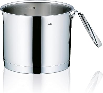 kela Milk pan Cailin 14cm of Stainless Steel, Silver Shiny, 14 x 14 x 12 cm