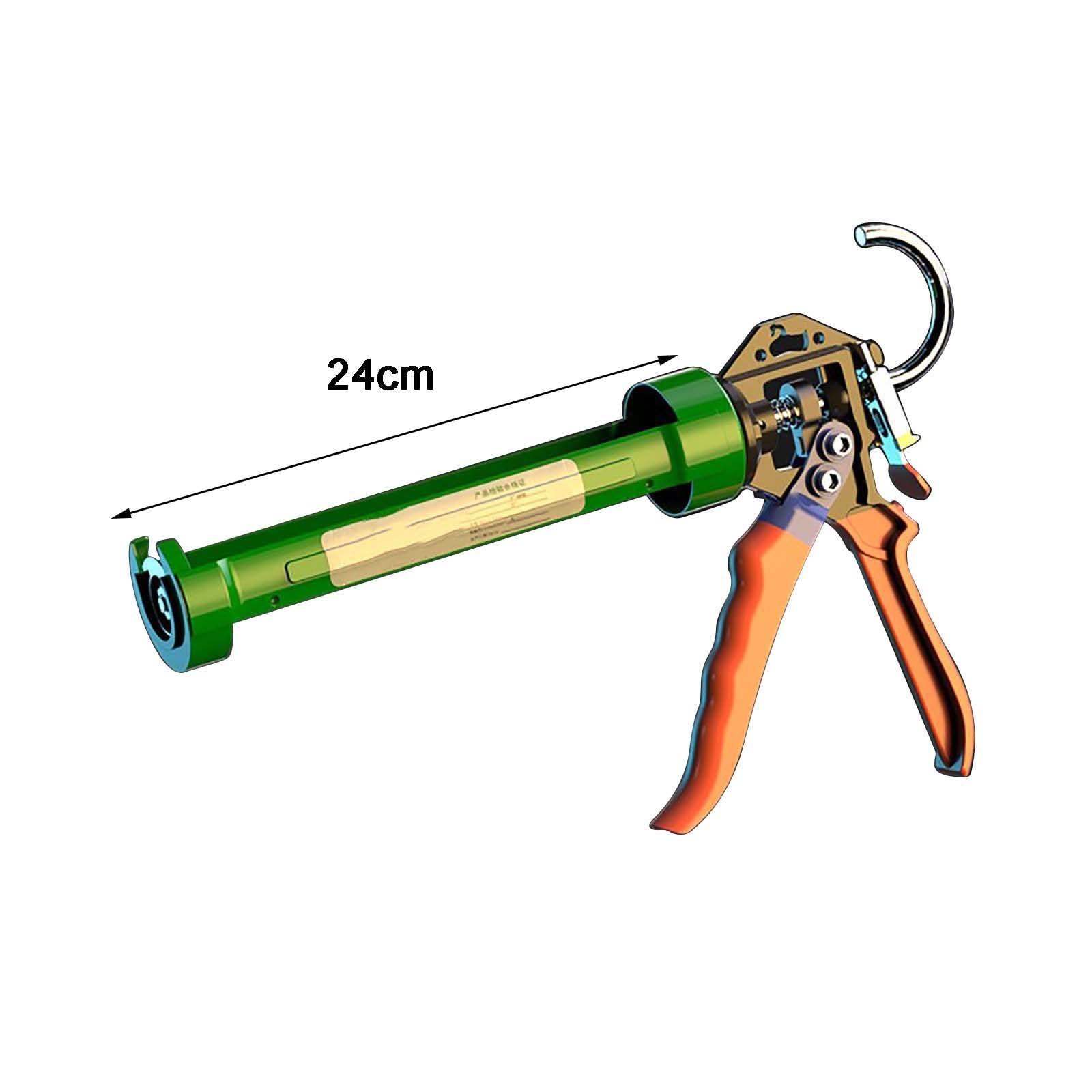 Pistola manual para calafatear Pistola de calafateo, pistola selladora, cartucho, tubo aplicador de adhesivo, herramienta de hardware profesional for pegamento sellador