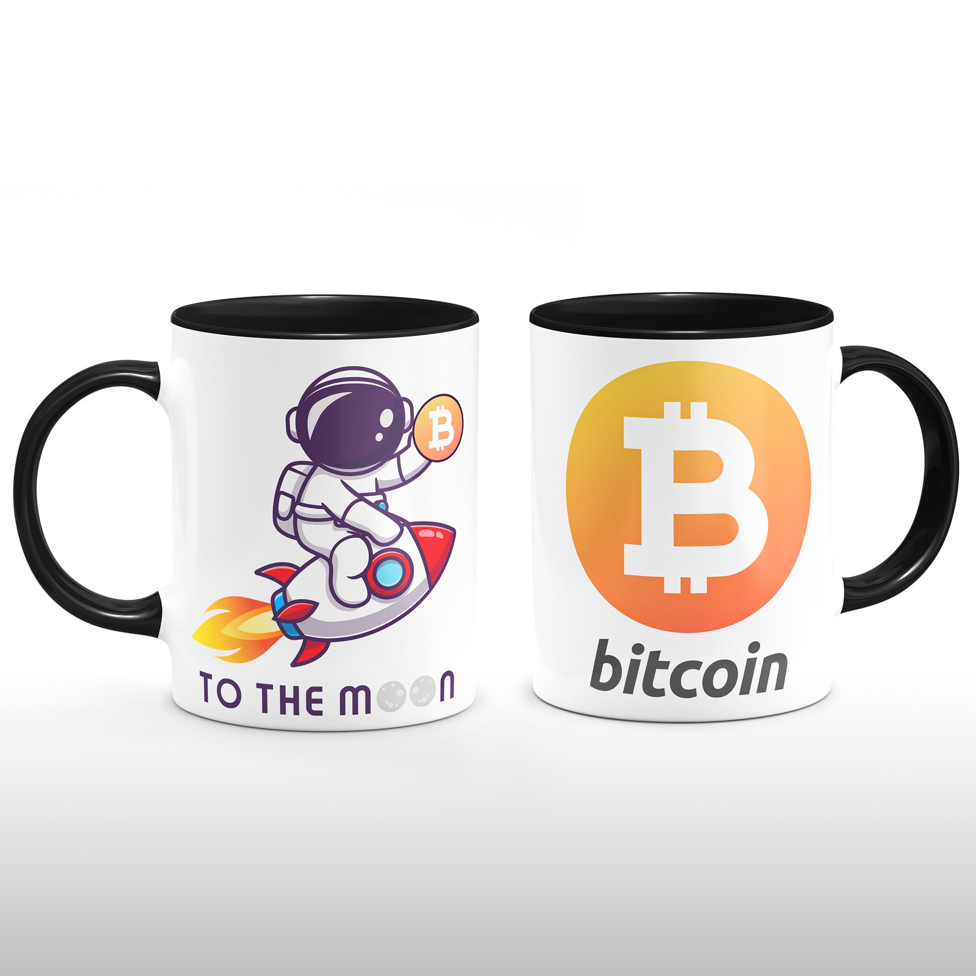 Tasse de crypto-monnaie Rocket To The Moon Bitcoin Cardano Ethereum Solana  Tasse de petit-déjeuner en céramique blanche 11 oz (BTC-BLK) : Amazon.fr:  Cuisine et Maison