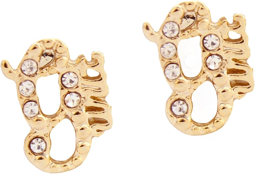 G-Unit 50 Cent Iced Gold Tone Bling Earrings