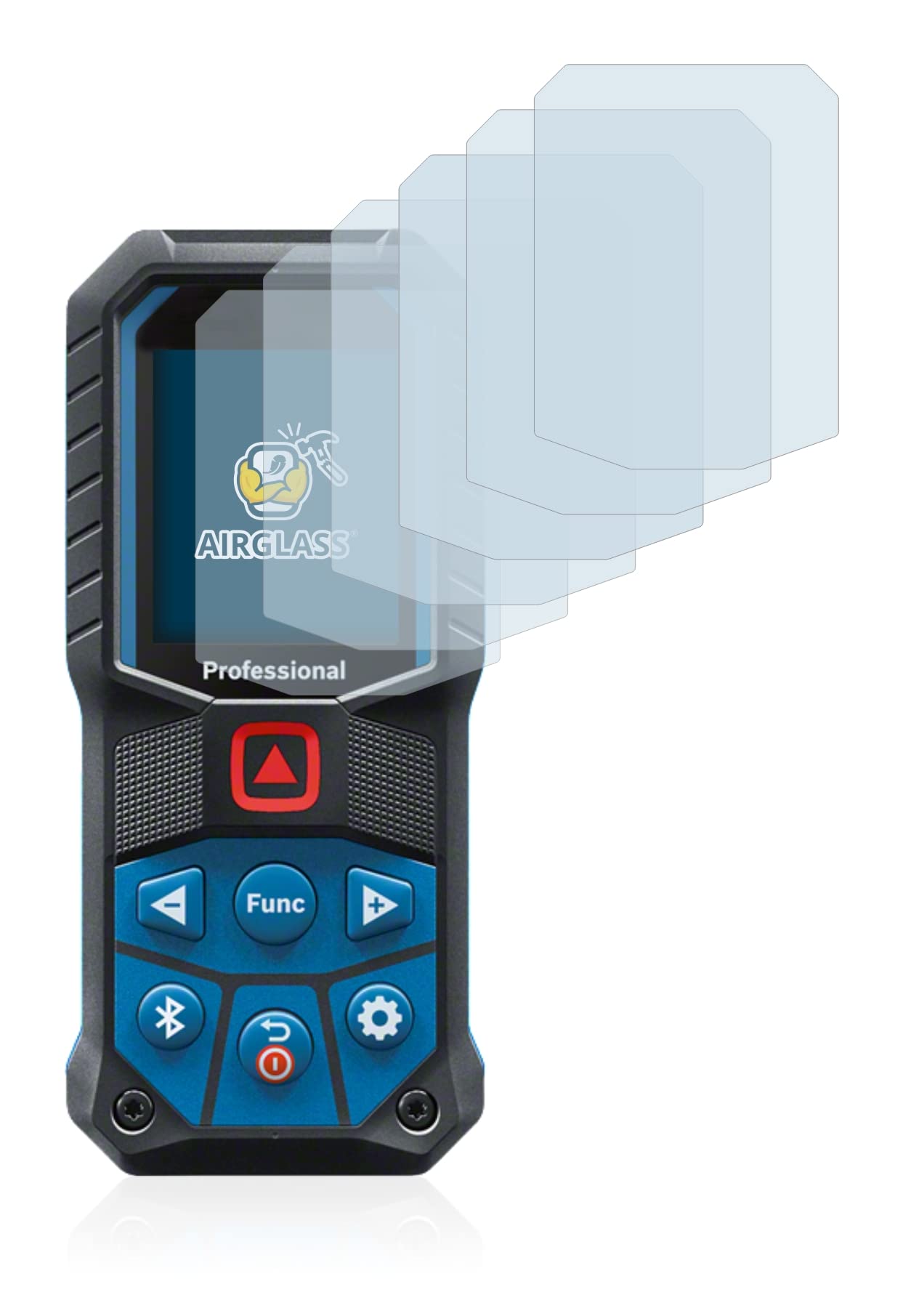 Brotect Pellicola Protettiva In Vetro Ibrido Per Bosch GLM 50-27 C / 50-25 G – Confezione Da 6, Durezza 9H, Anti-Impronta