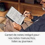 Amazon Kindle Scribe (64 GB) – Redesigned display with uniform borders. Now write directly on books and documents. With built-in notebook summarisation. Includes Premium Pen – Jade Metallic - 4