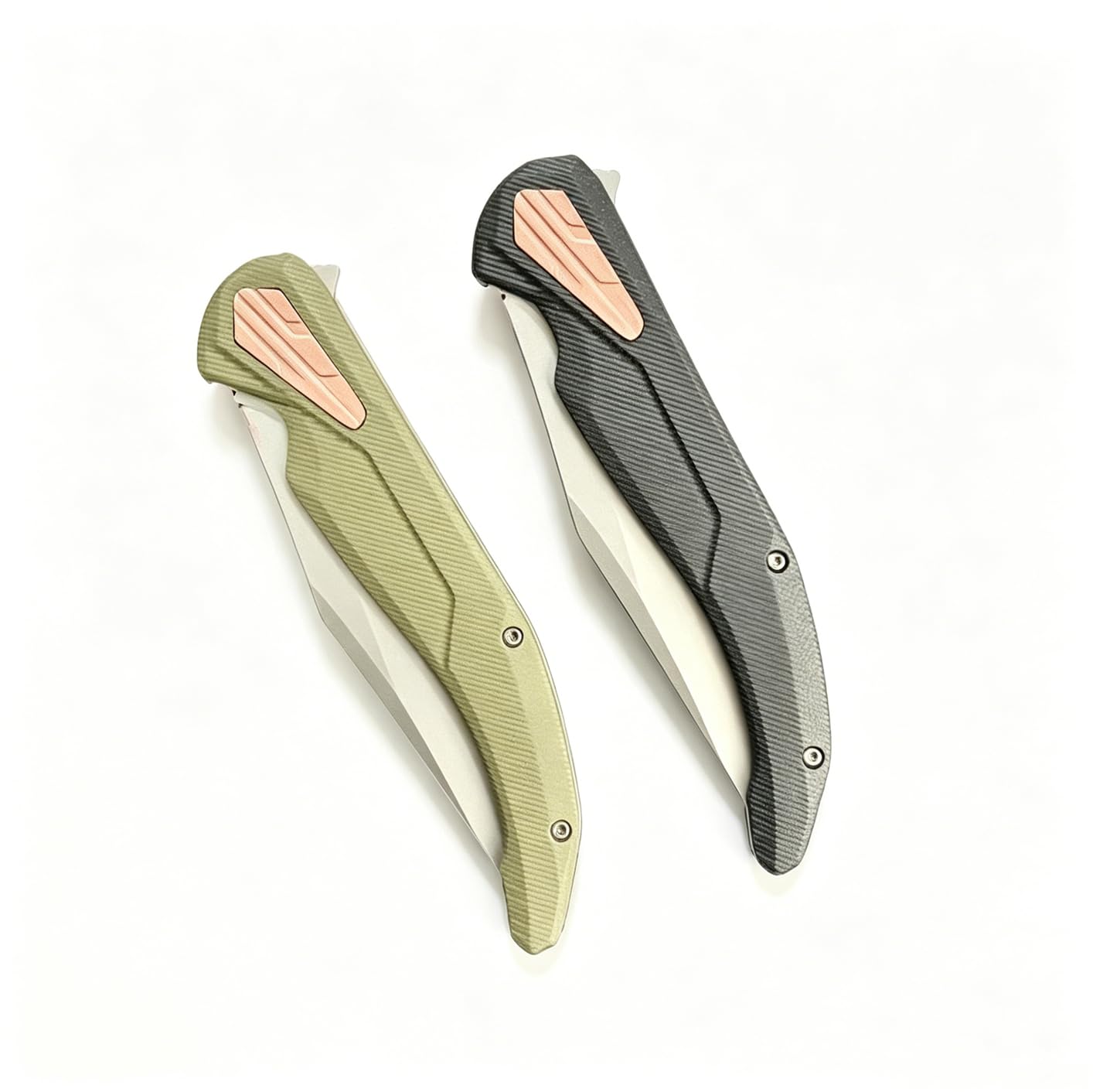 Klappmesser Edelstahl G10 Griff 25,1 cm Outdoor Taschenmesser，Schwarz